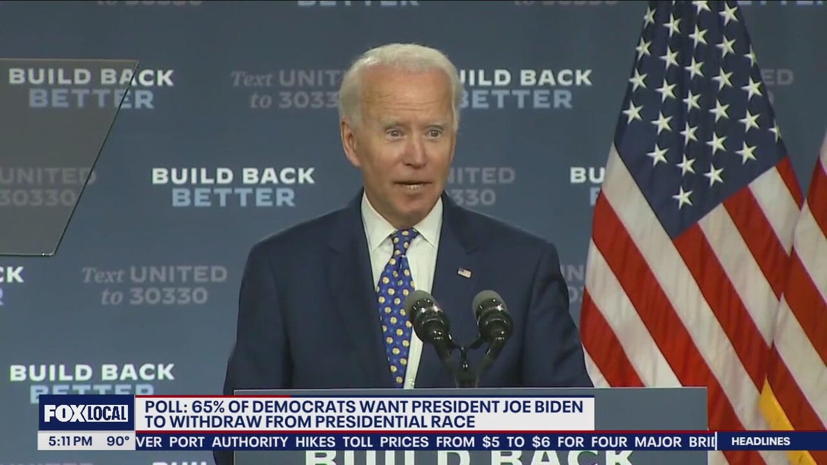 Here's how many democrats want President Biden to resign, poll results
